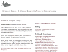 Tablet Screenshot of dragondrop.com